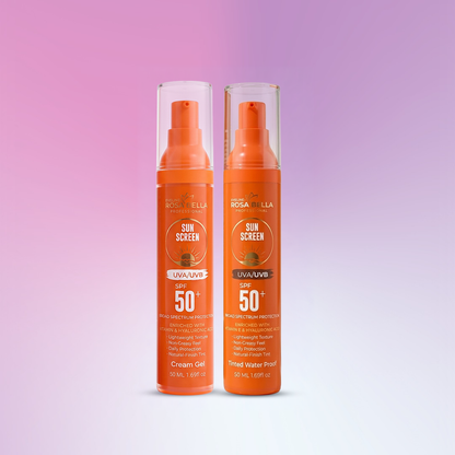 Sun Screen Gel + Tinted SPF 50+ – Buy 1 Get 1 Free