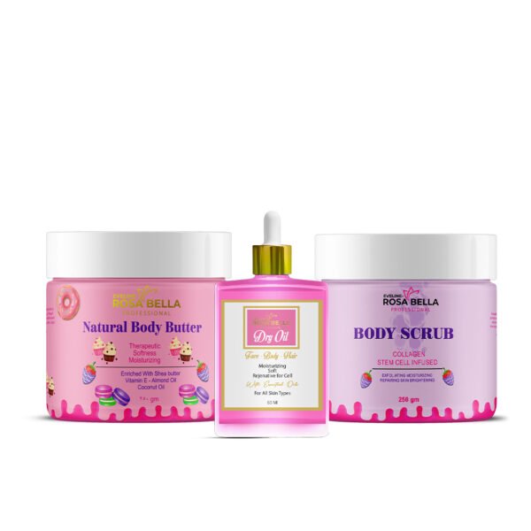 روتين الترطيب والنعومة الوردية